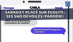 Sarkozy placé sur écoute: Ses SMS dévoilés (parodie)