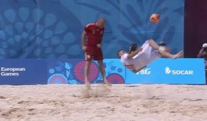 Beach Soccer: l'incroyable retourné acrobatique d'Ábel Péter