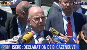 #Isère : Bernard Cazeneuve fait un point sur l'enquête en cours