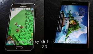 Samsung Galaxy S6 vs Sony Xperia Z3 : speed test