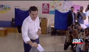 Vote du Premier ministre grec Tsipras