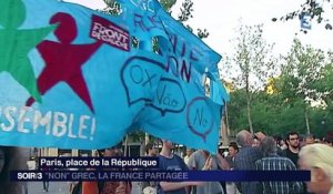 La classe politique française réagit au "non" grec