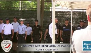 AGDE - 2015 - LA POLICE NATIONALE SE RENFORCE à L'HEURE EUROPEENNE