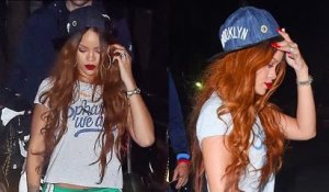Rihanna est sportive et chic pour une séance nocturne en studio