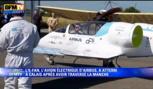 E-Fan: l'avion électrique a réussi sa traversée de la Manche