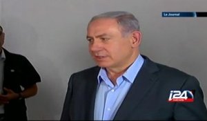 Israël: Netanyahou rend visite à la famille de l'Israélien détenu à Gaza