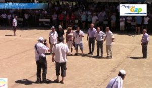 2015 France Doubles à Gap, Sport Boules, passage de témoin entre Gap et Béziers