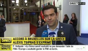 Alexis Tsipras : " Nous nous sommes battus de manière juste"