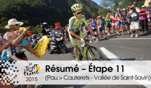 Résumé - Étape 11 (Pau > Cauterets - Vallée de Saint-Savin) - Tour de France 2015