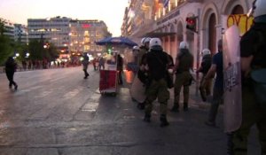 Grèce : incidents sur la place Syntagma