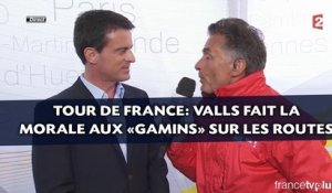 Tour de France: Valls fait la morale aux «gamins» sur les routes