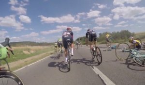 Cinq chutes filmées en caméra embarquée sur le Tour de France