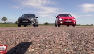 2015 Citroën DS3 Racing vs Volkswagen Polo GTi : 200m départ arrêté - Spécial GTi