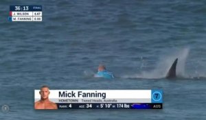 Mick Fanning attaqué par un requin en finale du J-Bay Open