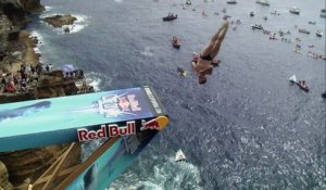 Un podium inattendu pour le Red Bull Cliff Diving dans les Açores