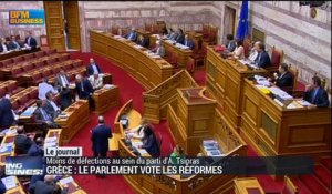 Grèce: le parlement vote les réformes