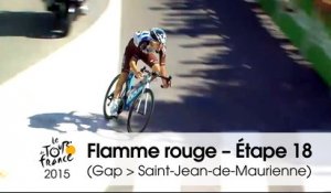 Flamme rouge / Last KM - Étape 18 (Gap > Saint-Jean-de-Maurienne) - Tour de France 2015