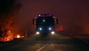 Un haut lieu du tourisme en Croatie dévoré par les flammes