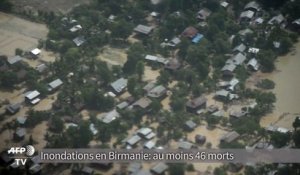 Inondations en Birmanie: des dizaines de morts
