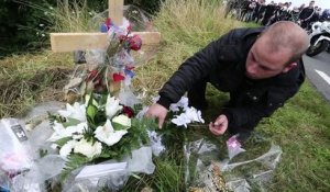 Bas Lieu: les motards se recueillent sur les lieux de l'accident de Alexis Mesureur