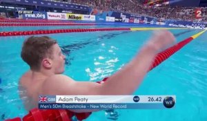 50m brasse : Nouveau record du monde pour Adam Peaty