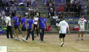 Mène 1, Finale du 38ème Souvenir Robert Millon, Sport Boules, Gap 2015