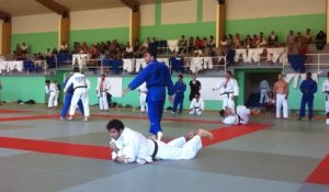 L'Equipe de France masculine de judo en stage de préparation