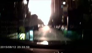 Les explosions de Tianjin filmées par une dascham