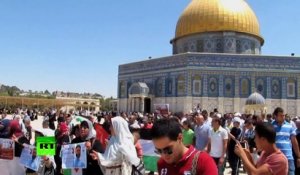 Une manifestation à Jerusalem en soutien de Mohammed Allan