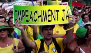 Manifestations dans tout le Brésil contre la présidente Dilma Rousseff