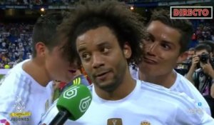 Cristiano Ronaldo et James Rodriguez pourrissent l'interview de Marcelo