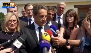 Nicolas Sarkozy auprès des agriculteurs pour sa rentrée