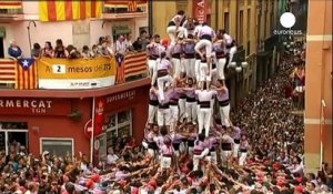 Espagne : les tours humaines de Tarragone toujours plus populaires