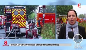 La Cité des Sciences ravagée par les flammes