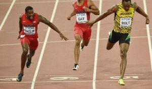 Usain Bolt champion du monde du 100m devant Justin Gatlin