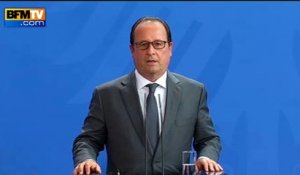 Hollande sur les migrants: "C’est une responsabilité qui ne peut pas être laissée à un seul pays"