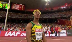 Mondiaux d'athlétisme : troisième titre mondial sur 100 m pour la Jamaïcaine Shelly-Ann Fraser-Pryce