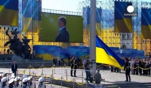 L'Ukraine célèbre la fête de l'Indépendance dans un contexte toujours tendu dans l'Est