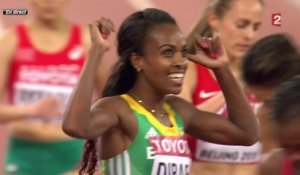 Mondiaux d'Athlétisme : Genzebe Dibaba championne du monde du 1500m