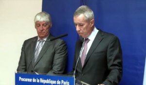 François Molins, procureur de Paris, s'exprime à propos de l'attaque d'un Thalys