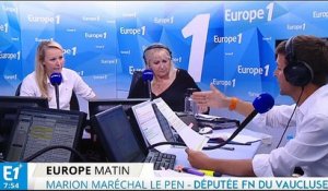 Université d'été du FN : Marion Maréchal-Le Pen pas favorable à la venue de son grand-père