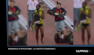 Usain Bolt violemment fauché par un caméraman, l'incroyable chute en vidéo !