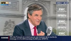 François Fillon invité de Jean-Jacques Bourdin sur BFM TV / RMC