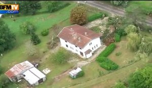 Orages à Montauban: les images des dégâts depuis l’hélicoptère de BFMTV