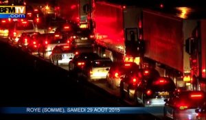 Blocage de l'A1: 500.000 euros de dommages selon la Sanef