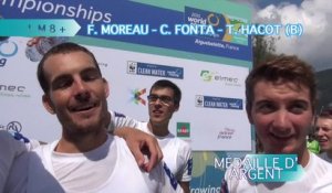 Championnats du monde Aiguebelette 2015 - Médaille d'argent LM8+