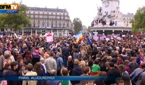 Des milliers de personnes manifestent en France pour l'accueil des migrants