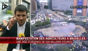 Bruxelles : les agriculteurs ne décolèrent pas