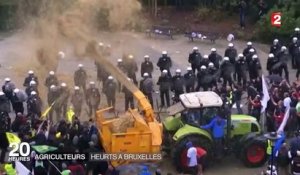 Les agriculteurs à Bruxelles donnent de la voix
