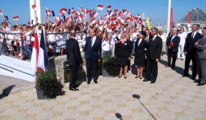 Visite d'Albert II de Monaco au Touquet